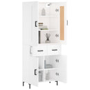 vidaXL fehér szerelt fa magasszekrény 69,5 x 34 x 180 cm