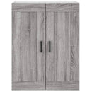 vidaXL szürke sonoma szerelt fa magasszekrény 69,5 x 34 x 180 cm
