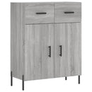 vidaXL szürke sonoma szerelt fa magasszekrény 69,5 x 34 x 180 cm
