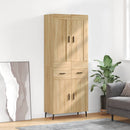 vidaXL sonoma tölgy szerelt fa magasszekrény 69,5 x 34 x 180 cm