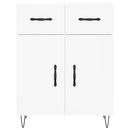 vidaXL fehér szerelt fa magasszekrény 69,5 x 34 x 180 cm