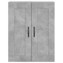 vidaXL betonszürke szerelt fa magasszekrény 69,5 x 34 x 180 cm