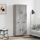 vidaXL szürke sonoma szerelt fa magasszekrény 69,5 x 34 x 180 cm