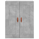 vidaXL betonszürke szerelt fa magasszekrény 69,5 x 34 x 180 cm