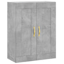 vidaXL betonszürke szerelt fa magasszekrény 69,5 x 34 x 180 cm