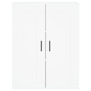 vidaXL fehér szerelt fa magasszekrény 69,5 x 34 x 180 cm