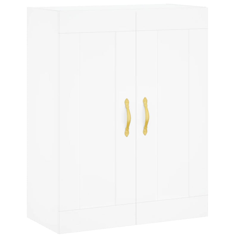 vidaXL fehér szerelt fa magasszekrény 69,5 x 34 x 180 cm