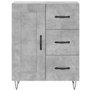 vidaXL betonszürke szerelt fa magasszekrény 69,5 x 34 x 180 cm