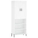 vidaXL fehér szerelt fa magasszekrény 69,5 x 34 x 180 cm