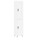 vidaXL fehér szerelt fa magasszekrény 34,5x34x180 cm