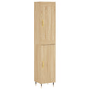 vidaXL sonoma tölgy szerelt fa magasszekrény 34,5x34x180 cm