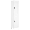 vidaXL fehér szerelt fa magasszekrény 34,5x34x180 cm