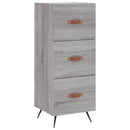 vidaXL szürke sonoma szerelt fa magasszekrény 34,5 x 34 x 180 cm