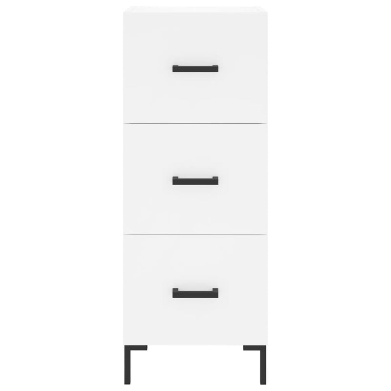 vidaXL fehér szerelt fa magasszekrény 34,5x34x180 cm