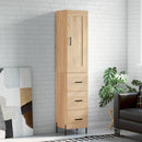 vidaXL sonoma tölgy szerelt fa magasszekrény 34,5x34x180 cm