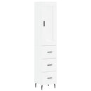 vidaXL fehér szerelt fa magasszekrény 34,5x34x180 cm