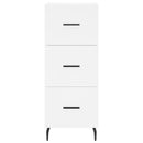 vidaXL fehér szerelt fa magasszekrény 34,5x34x180 cm