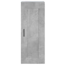 vidaXL betonszürke szerelt fa magasszekrény 34,5x34x180 cm