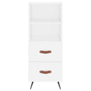 vidaXL fehér szerelt fa magasszekrény 34,5x34x180 cm