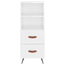 vidaXL magasfényű fehér szerelt fa magasszekrény 34,5 x 34 x 180 cm