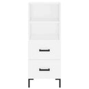 vidaXL fehér szerelt fa magasszekrény 34,5x34x180 cm