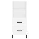 vidaXL fehér szerelt fa magasszekrény 34,5x34x180 cm