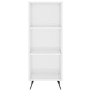 vidaXL magasfényű fehér szerelt fa magasszekrény 34,5 x 34 x 180 cm