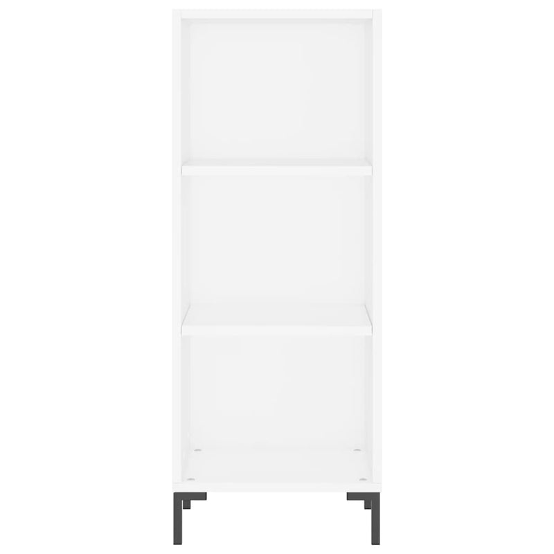 vidaXL fehér szerelt fa magasszekrény 34,5x34x180 cm