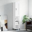 vidaXL fehér szerelt fa magasszekrény 34,5x34x180 cm