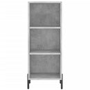 vidaXL betonszürke szerelt fa magasszekrény 34,5x34x180 cm