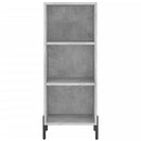 vidaXL betonszürke szerelt fa magasszekrény 34,5x34x180 cm
