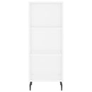 vidaXL fehér szerelt fa magasszekrény 34,5x34x180 cm