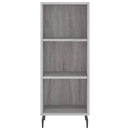 vidaXL szürke sonoma szerelt fa magasszekrény 34,5 x 34 x 180 cm