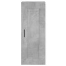 vidaXL betonszürke szerelt fa magasszekrény 34,5x34x180 cm