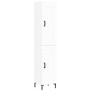 vidaXL fehér szerelt fa magasszekrény 34,5x34x180 cm