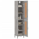 vidaXL szürke sonoma szerelt fa magasszekrény 34,5 x 34 x 180 cm