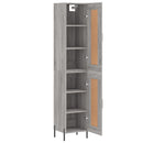 vidaXL szürke sonoma szerelt fa magasszekrény 34,5 x 34 x 180 cm