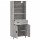 vidaXL szürke sonoma szerelt fa magasszekrény 69,5 x 34 x 180 cm