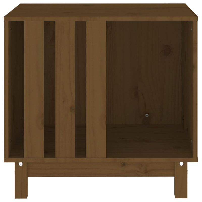 vidaXL mézbarna tömör fenyőfa kutyaágy 60 x 45 x 57 cm