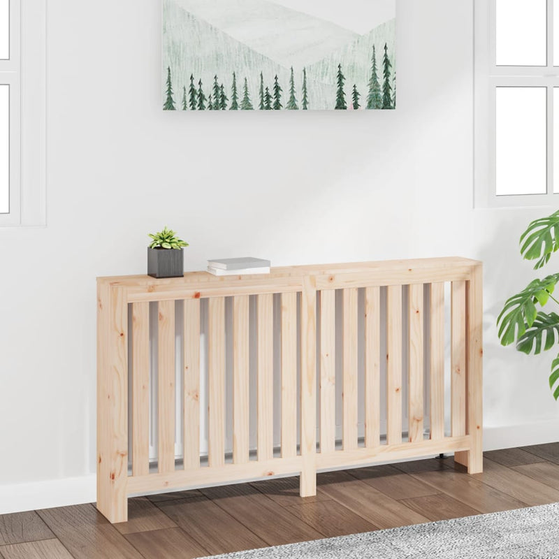 vidaXL tömör fenyőfa radiátorburkolat 153 x 19 x 84 cm