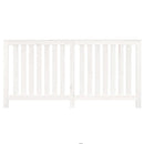 vidaXL fehér tömör fenyőfa radiátorburkolat 169x19x84 cm