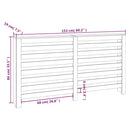 vidaXL tömör fenyőfa radiátorburkolat 153 x 19 x 84 cm