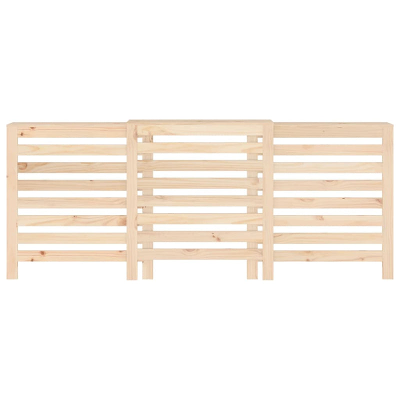 vidaXL tömör fenyőfa radiátorburkolat 210x21x85 cm