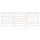 vidaXL fehér tömör fenyőfa radiátorburkolat 210x21x85 cm