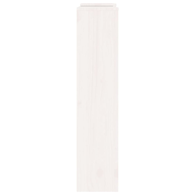 vidaXL fehér tömör fenyőfa radiátorburkolat 210x21x85 cm