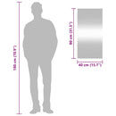 vidaXL téglalap alakú üveg falitükör 40 x 80 cm