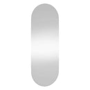 vidaXL ovális üveg falitükör 15 x 40 cm