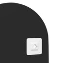 vidaXL ovális üveg falitükör 15 x 40 cm