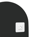 vidaXL ovális üveg falitükör 20 x 50 cm