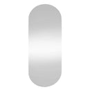 vidaXL ovális üveg falitükör 30 x 70 cm